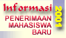 view of informasi pmb